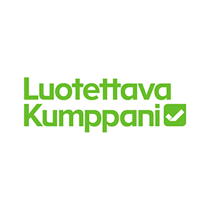 Luotettava kumppani logo